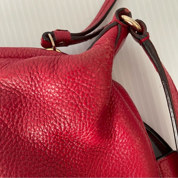 Kate Spade Red Starla Grant Park Pebble Leather Crossbody Purse - Picture 14 of 14